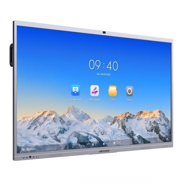 HIKVISION interaktivní dotykový panel 65", 4K,45points,Android 12 OTA to Android 13,8+128GB,8 MP camera, Google apps
