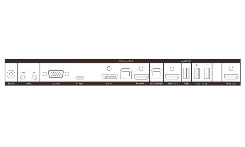 HIKVISION interaktivní dotykový panel 75", 4K, 45points touch ,Android 12 OTA to Android 13, 8+128GB Google apps (EDLA )