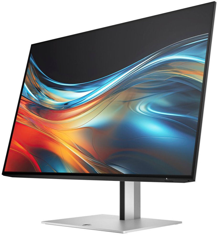 HP 724pn/ 24"/ 1920x1200/ IPS/ 5ms/ 350 cd/m2/ 1500:1/  HDMI/ USB/ DP/ VESA/ PIVOT/ černo-stříbrný