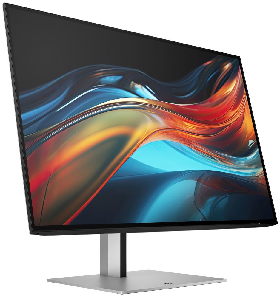 HP 724pu/ 24"/ 1920x1200/ IPS/ 5ms/ 350 cd/m2/ 1500:1/  HDMI/ USB/ DP/ LAN/ VESA/ PIVOT/ černo-stříbrný