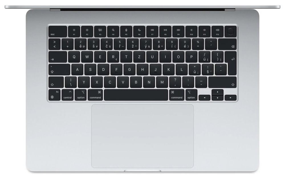 Apple MacBook Air 15'' M3 chip with 8-core CPU and 10-core GPU, 16GB RAM, 512GB SSD - Silver