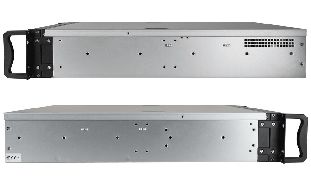 CHIEFTEC rack 19" 2U UNC-209SR-B 400W, USB 3.0, černý, s lyžinami