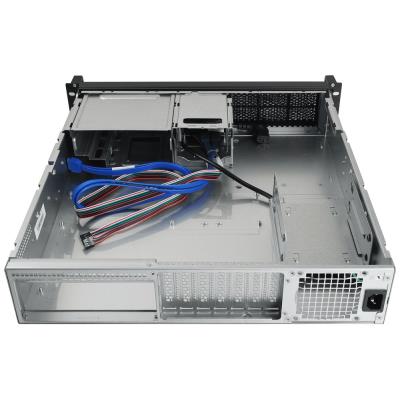 CHIEFTEC rack 19" 2U UNC-209SR-B 400W, USB 3.0, černý, s lyžinami