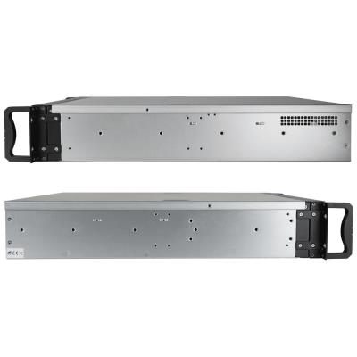 CHIEFTEC rack 19" 2U UNC-209SR-B 400W, USB 3.0, černý, s lyžinami