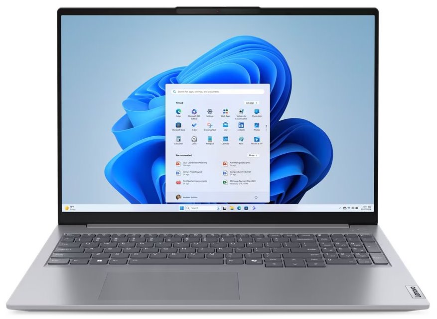 Lenovo ThinkBook 16 G7 ARP/ Ryzen 5 7535HS/ 16GB DDR5/ 512GB SSD/ Radeon™ Graphics/ 16"WUXGA,matný/ W11P/ šedý