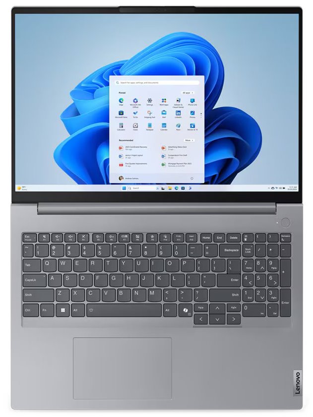 Lenovo ThinkBook 16 G7 ARP/ Ryzen 5 7535HS/ 16GB DDR5/ 512GB SSD/ Radeon™ Graphics/ 16"WUXGA,matný/ W11P/ šedý
