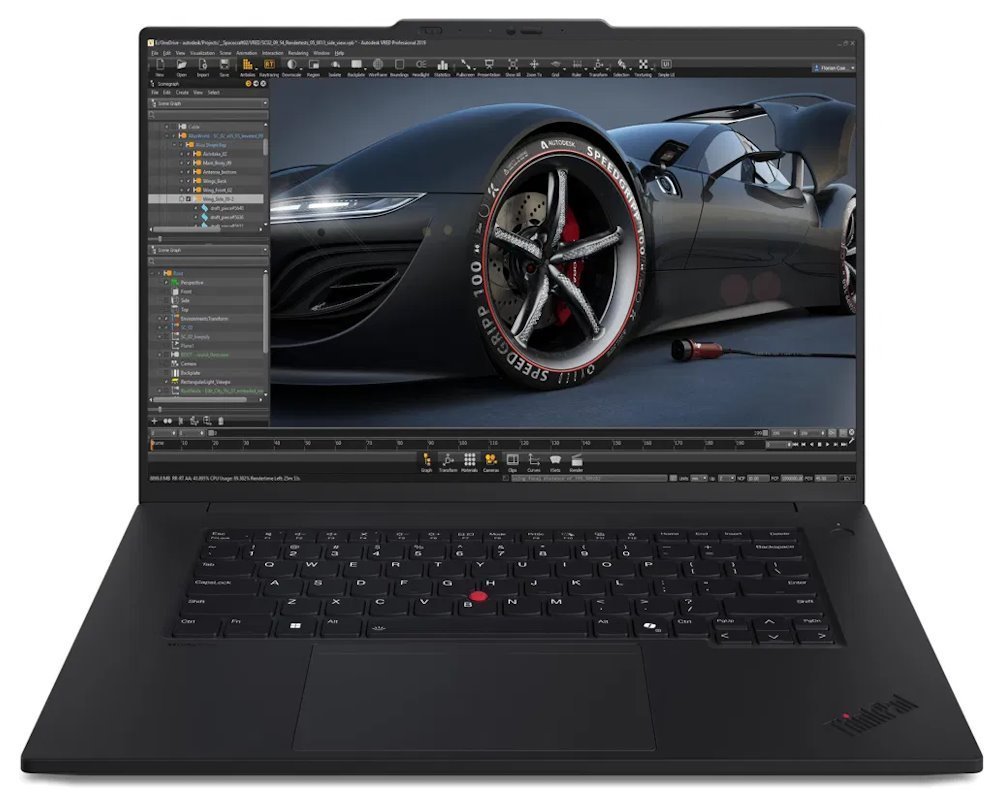 Lenovo P1 G7/ Ultra 9-185H/ 64GB DDR5/ 2TB SSD/ RTX 4070 8GB/ 16"WQUXGA,touch,OLED/ W11P/ černý