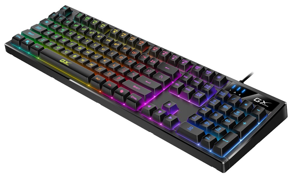 GENIUS GX GAMING Scorpion K7/ drátová/ Copilot/ RGB podsvícení/ USB/ černá/ CZ+SK layout