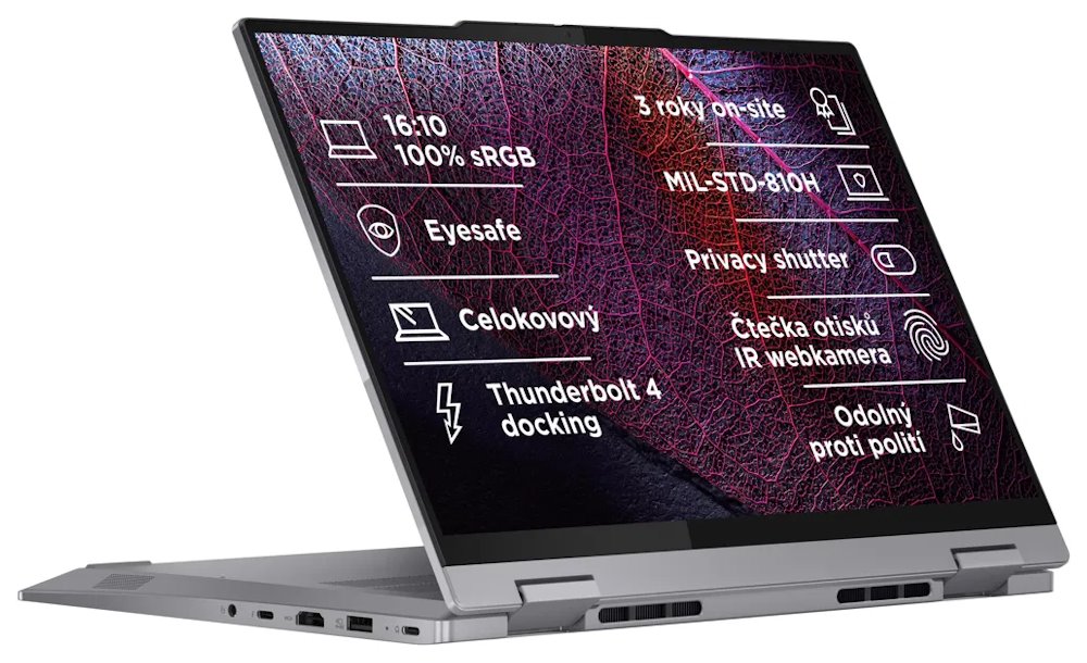 Lenovo ThinkBook 14 2-in-1 G4 IML/ Ultra 5-125U/ 16GB DDR5/ 1TB SSD/ Intel Graphics/ 14"WUXGA,touch/ W11H/ šedý