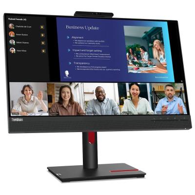 Lenovo T24v-30/ 23,8" IPS/ 1920x1080/ 16:9/ 250cd/m2cmd/ 1000:1 / 4ms/ HDMI/ VGA/ DP/ USB/ VESA/ PIVOT/ černý