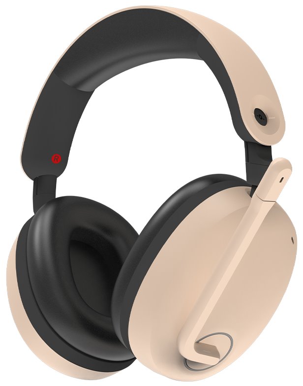 Zalman headset ZM-HPS800W / herní / náhlavní / bezdrátový / 7.1 / USB-C / béžový