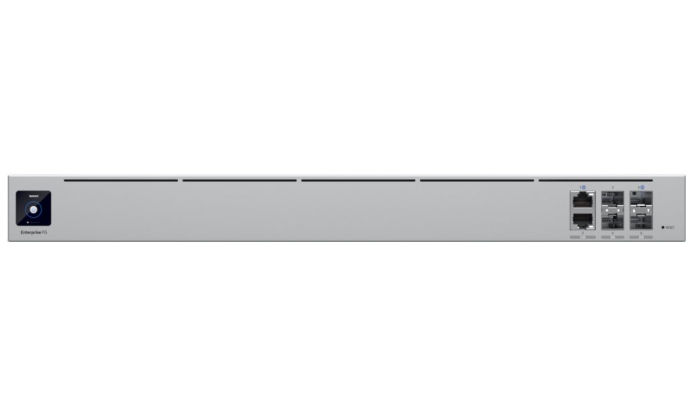 Ubiquiti UniFi Enterprise Fortress Gateway - Router, UniFi Network OS, NeXT AI, IDS/IPS, 2x 2.5GbE, 2x SFP+, 2x SFP28
