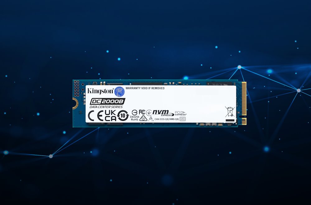 KINGSTON DataCenter DC2000B SSD 480GB / NVMe M.2 PCIe Gen4 / Interní / M.2 2280