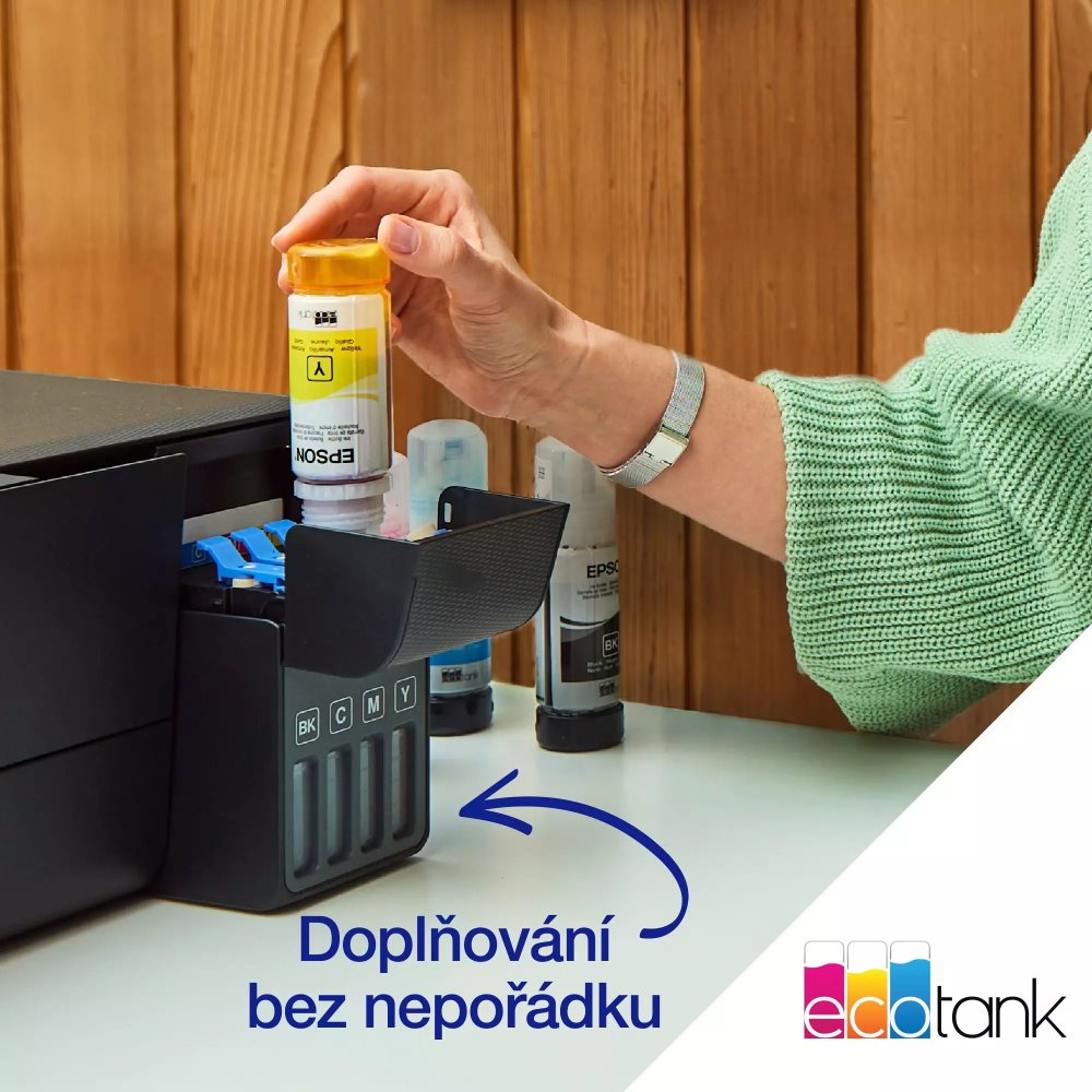 Epson EcoTank L3230/ 5760 x 1440/ A4/ MFZ/ ITS/ 4 barvy/ USB/ 5 let záruka po registraci