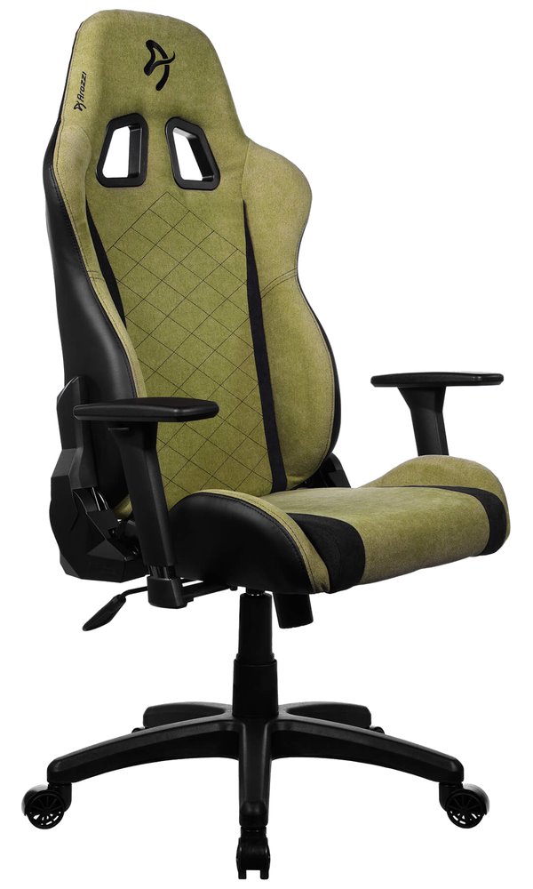 AROZZI herní židle AVANTI Soft Fabric Moss Green/ látkový povrch/ mechově zelená