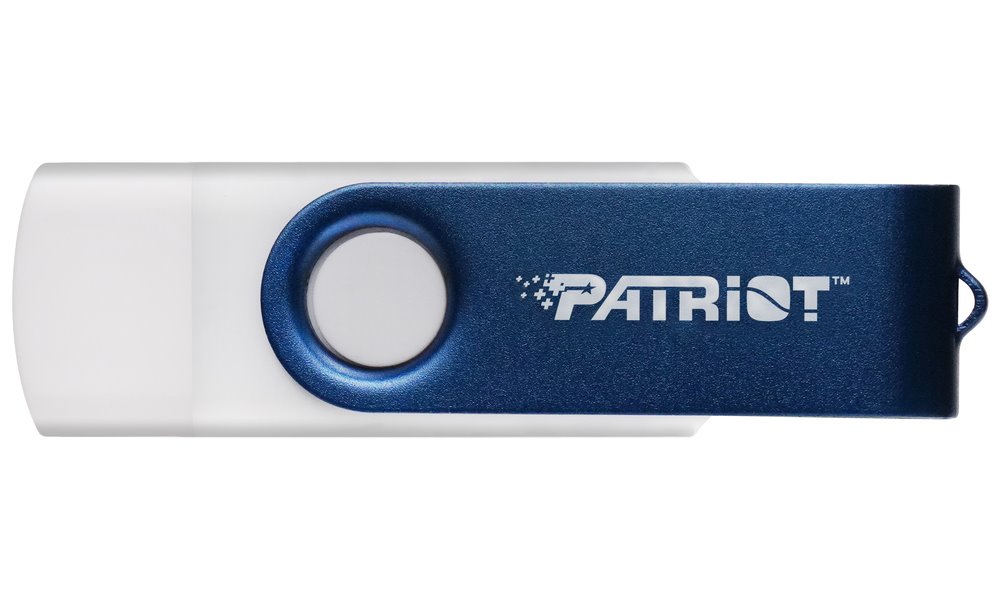 PATRIOT Xporter X550 512GB / USB Typ-A + USB Typ-C / USB 3.2 Gen 1 / bílo-modrá