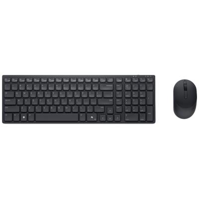 DELL KM555/ Maďarská/ bezdrátová tichá klávesnice + myš/ USB/ černá