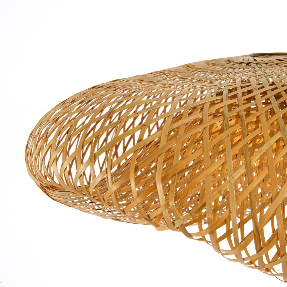 IMMAX BOHO HILO designové závěsné svítidlo, D60cm, E27, bambus
