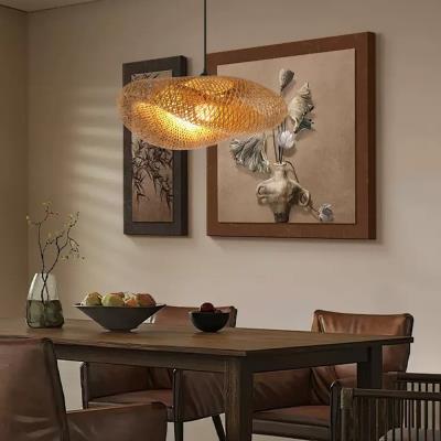 IMMAX BOHO HILO designové závěsné svítidlo, D60cm, E27, bambus