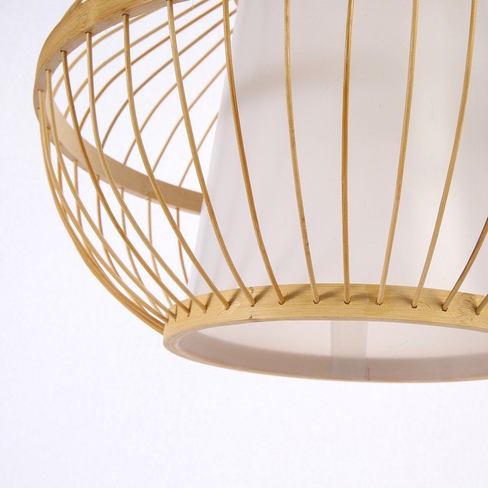 IMMAX BOHO PINCHOS designové závěsné svítidlo, D40cm, E27, bambusové dřevo