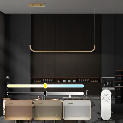 IMMAX NEO PATTINI SMART závěsné svítidlo 120cm 26W 1820lm zlaté Zigbee 3.0, TUYA