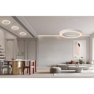 IMMAX NEO PASTEL SLIM SMART stropní svítidlo 60 x 7cm 53W bílé Zigbee 3.0, TUYA