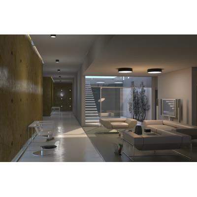 IMMAX NEO RONDATE SLIM SMART stropní svítidlo 80 x 7cm 65W černé Zigbee 3.0, TUYA