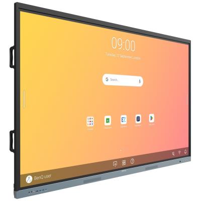BENQ dotykový panel 75" RE7504/ UHD 4K/8GB I 64GB /provoz 18/7/ HDMI/DP/ USB-C/LAN/ Android 13/40 dotykových bodů