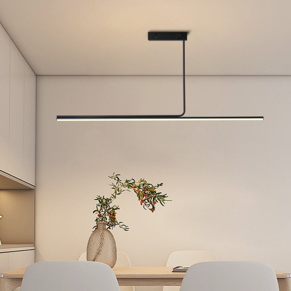 IMMAX NEO LITE ASTA SMART závěsné svítidlo černé 125cm 28W podporou BEACON, Wi-Fi, TUYA