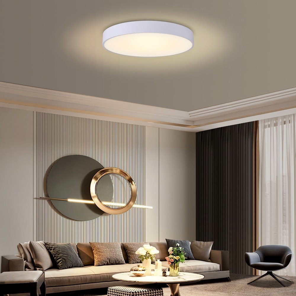 IMMAX NEO RONDATE SLIM Smart stropní svítidlo 60 x 7cm 53W 3710lm bílé Zigbee 3.0, TUYA