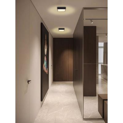 IMMAX NEO CANTO SLIM Smart stropní svítidlo 28x28cm 22W 1610lm černé Zigbee 3.0, TUYA