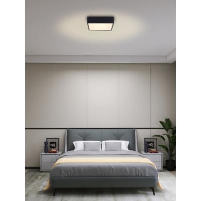 IMMAX NEO CANTO SLIM Smart stropní svítidlo 28x28cm 22W 1610lm černé Zigbee 3.0, TUYA
