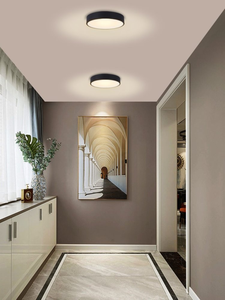 IMMAX NEO RONDATE SLIM Smart stropní svítidlo 40 x 7cm 28W černé Zigbee 3.0, TUYA