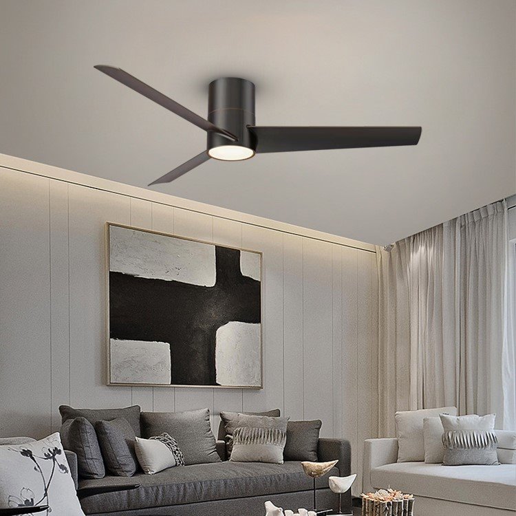 IMMAX NEO LITE FRESH SMART LED stropní svítidlo s ventilátorem 18W/40W Wi-Fi černé, TUYA