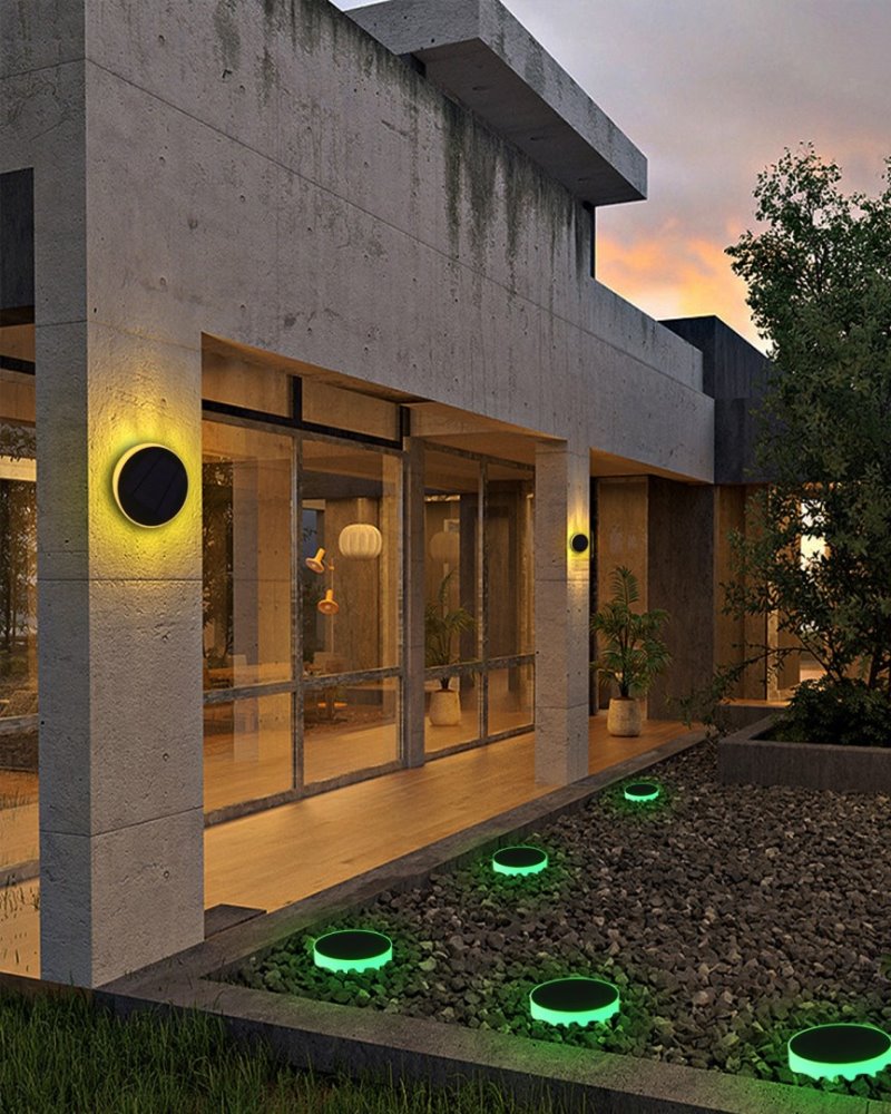 IMMAX NEO LITE SMART solární svítidlo ROUND, RGB, IP65, BT, TUYA, 1,9W, TUYA
