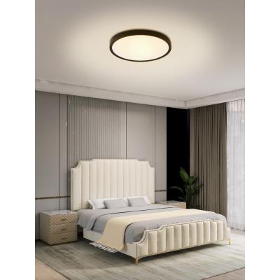 IMMAX NEO LITE TUDO SMART stropní svítidlo s RGB podsvícením 40cm, 50W Wi-Fi černá, TUYA