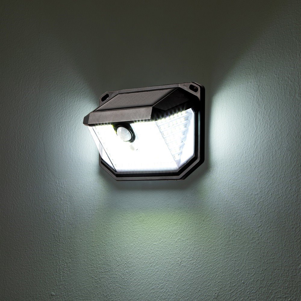 IMMAX SIDE venkovní solární nástěnné LED osvětlení s PIR čidlem, 4W
