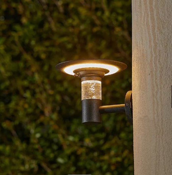 IMMAX NEO LITE BUBBLES SMART solární nástěnné svítidlo, CW/WW+RGB, IP54, Bluetooth, TUYA