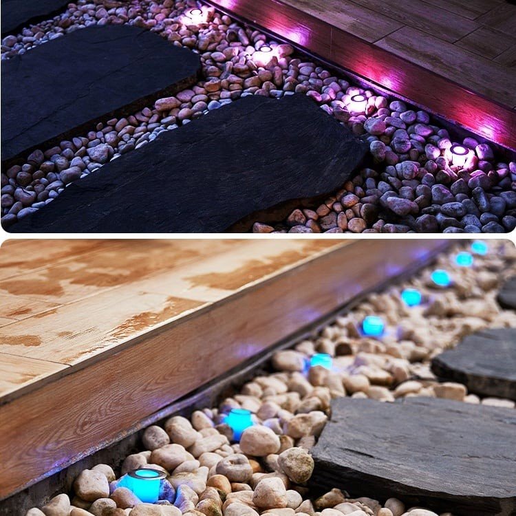 IMMAX NEO LITE ESTRELAS SMART solární zemní svítidlo, RGB, IP65, Bluetooth, TUYA