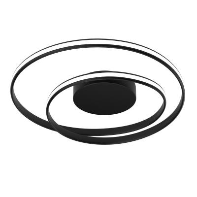 IMMAX NEO ROUND SMART stropní svítidlo D70cm 35W černé Zigbee 3.0, TUYA