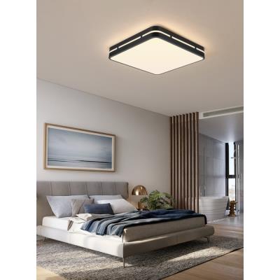 IMMAX NEO LITE PERFECTO SMART stropní svítidlo čtverec 42cm, 48W černé TUYA Wi-Fi