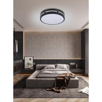 IMMAX NEO LITE PERFECTO SMART stropní svítidlo kruh 50cm, 48W černé TUYA Wi-Fi