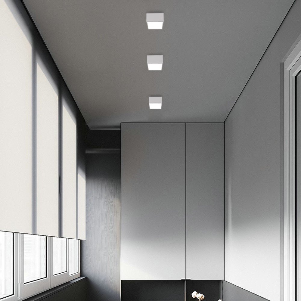 IMMAX NEO sada 2x CANTO SMART stropní svítidlo  15x15cm 12W bílé Zigbee 3.0 + DO, TUYA