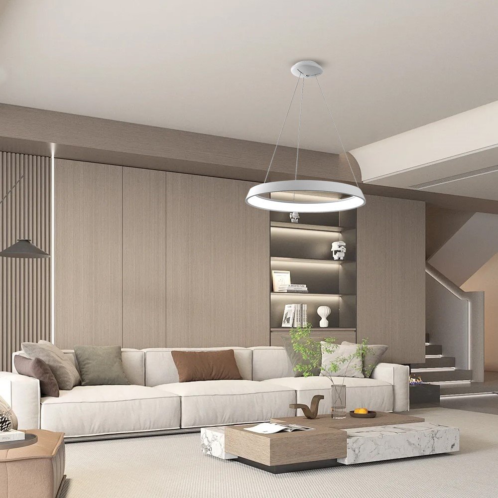 IMMAX NEO LIMITADO SMART závěsné svítidlo 80cm 48W bílé Zigbee 3.0, TUYA