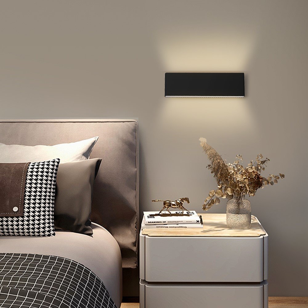 IMMAX NEO LISTON SMART nástěnné svítidlo 29cm 8W černé, TUYA