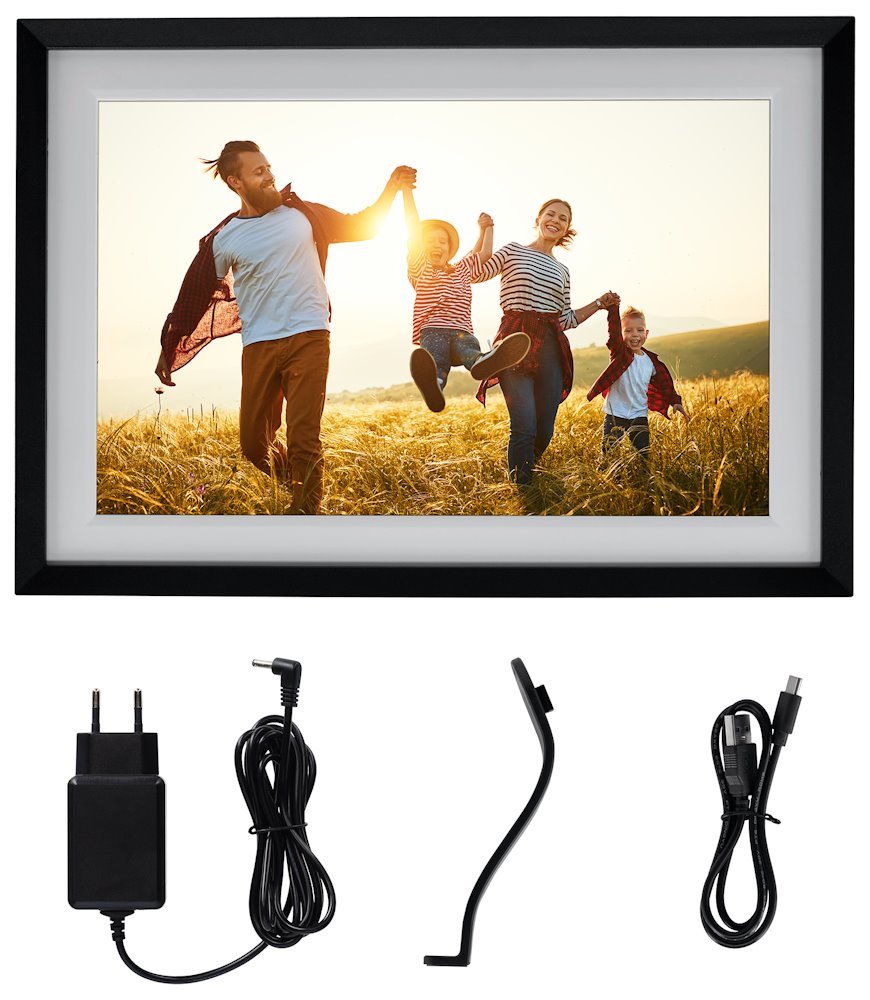 Rollei fotorámeček WiFi 104/ úhlopříčka 10.1"/ 8GB/ 2W/ Frameo APP/ LED/ Černý
