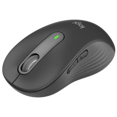 Logitech myš Signature M650L / Kancelářská/ Laserová/ Bezdrátová USB + Bluetooth/ šedá