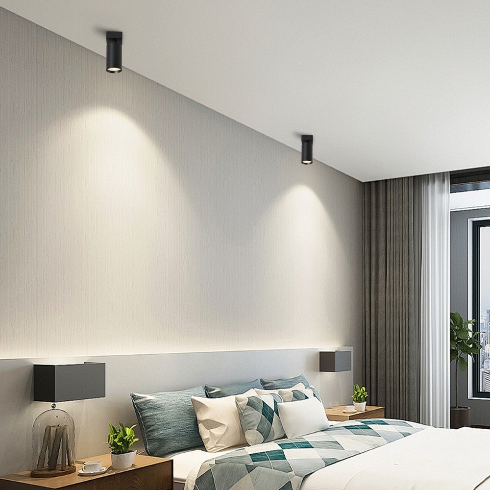 IMMAX NEO LITE PUNTO-1 SMART bodové svítidlo černé zdroj GU10 6W, RGB+CCT, Wi-Fi, BEACON, TUYA