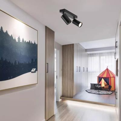 IMMAX NEO LITE PUNTO-2 SMART bodové svítidlo černé zdroj 2xGU10 6W, RGB+CCT, Wi-Fi, BEACON, TUYA