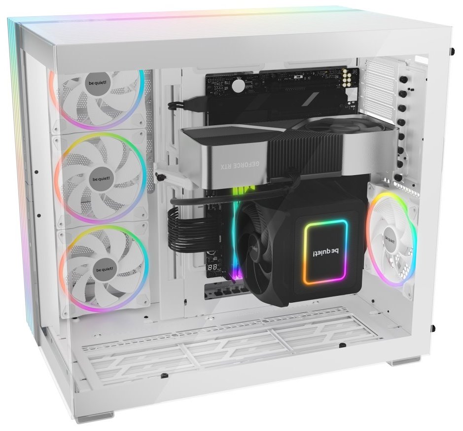 Be quiet! skříň LIGHT BASE 900DX / ATX / ARGB pásek / až 10 fans / 2xUSB 3.0 / USB-C / panoramatická / bílá